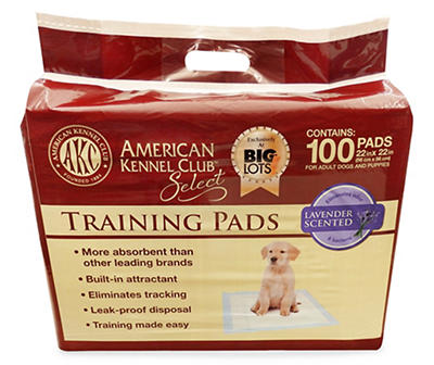 Select Lavender Scented Puppy Training Pads, 100-Count