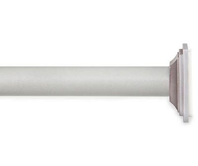 Satin Nickel Tension Rod, (48" - 86")