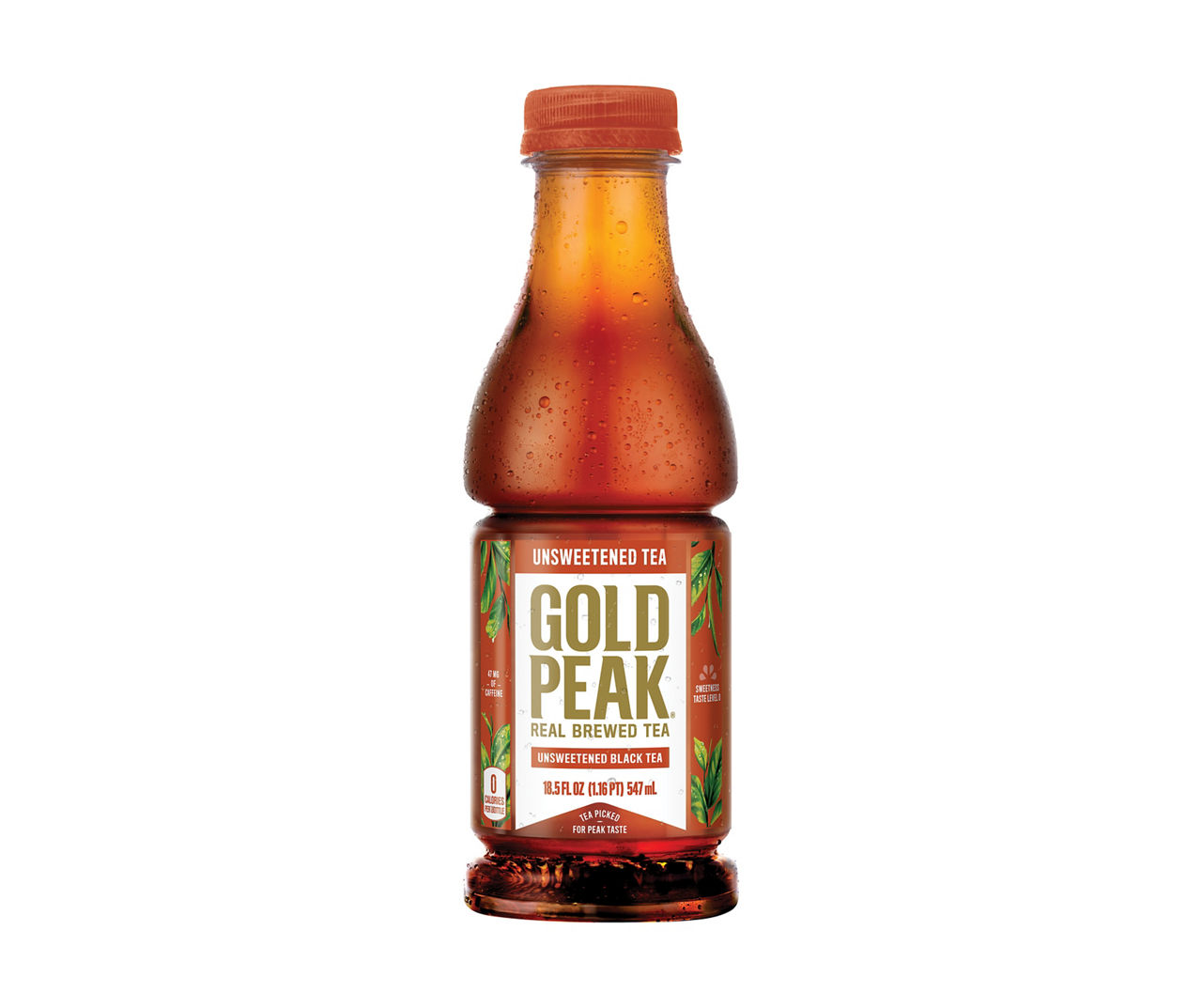 Gold Peak Unsweetened Black Iced Tea Drink, 18.5 fl oz