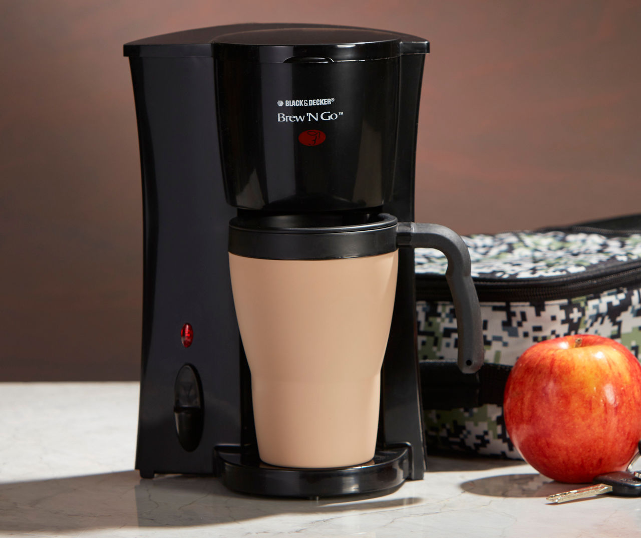 Brew 'N Go Personal Coffee Maker with Travel Mug