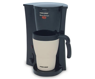 Brew 'N Go Personal Coffee Maker with Travel Mug