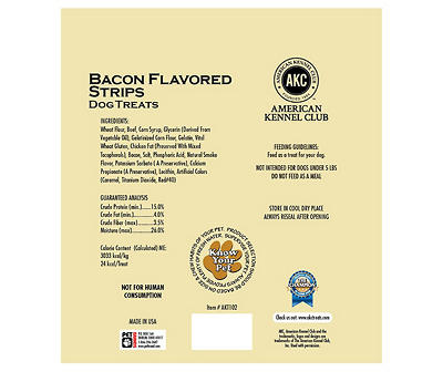 Bacon Flavored Dog Treats, 20-Oz.