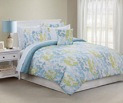 Just Home Rae Blue Comforter Sets