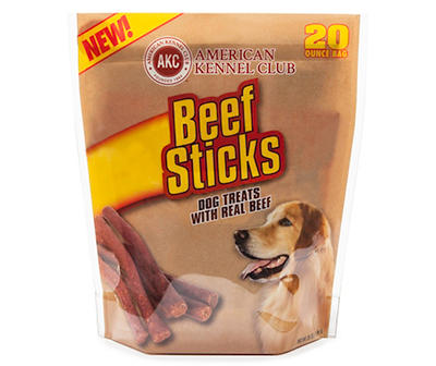 Beef Flavored Sticks Dog Treats, 20-Count