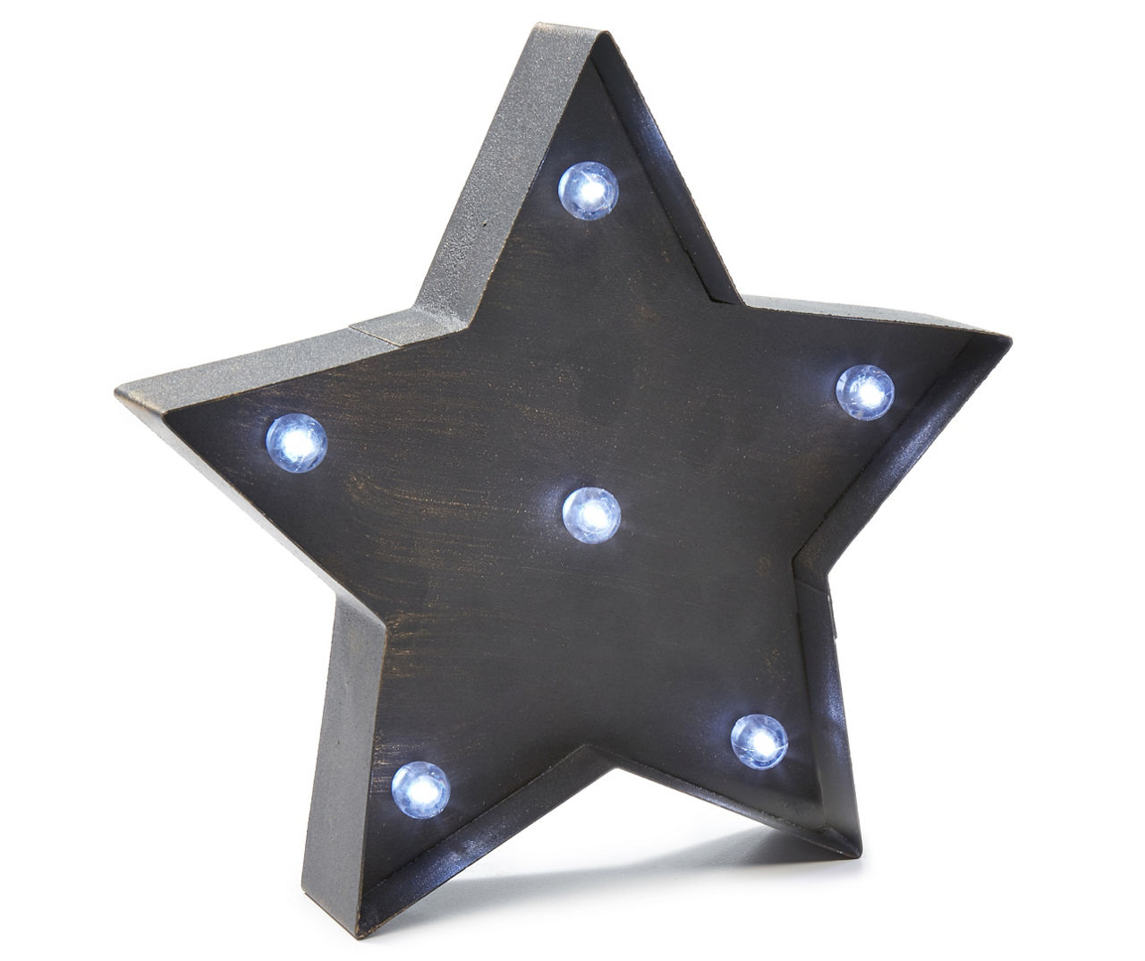 Americana Collection Small Metal Star Decor with LED Lights Big Lots
