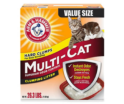 Arm & Hammer? Multi-Cat Clumping Litter 26.3 lb Box