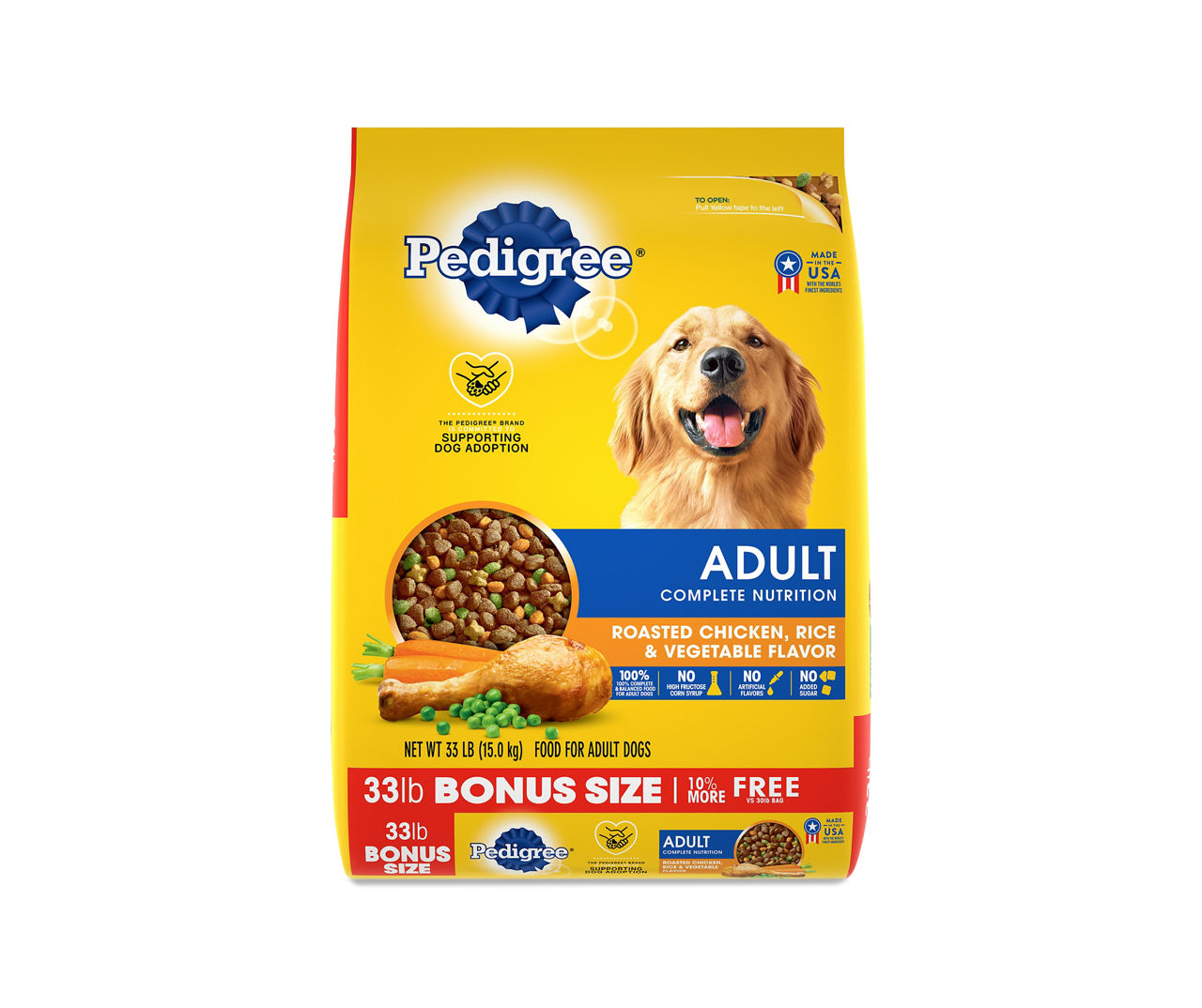 Pedigree dog food clearance bag