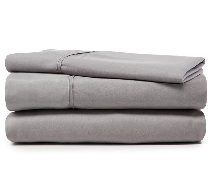 Just Home Gray Sheet & Pillowcase Sets