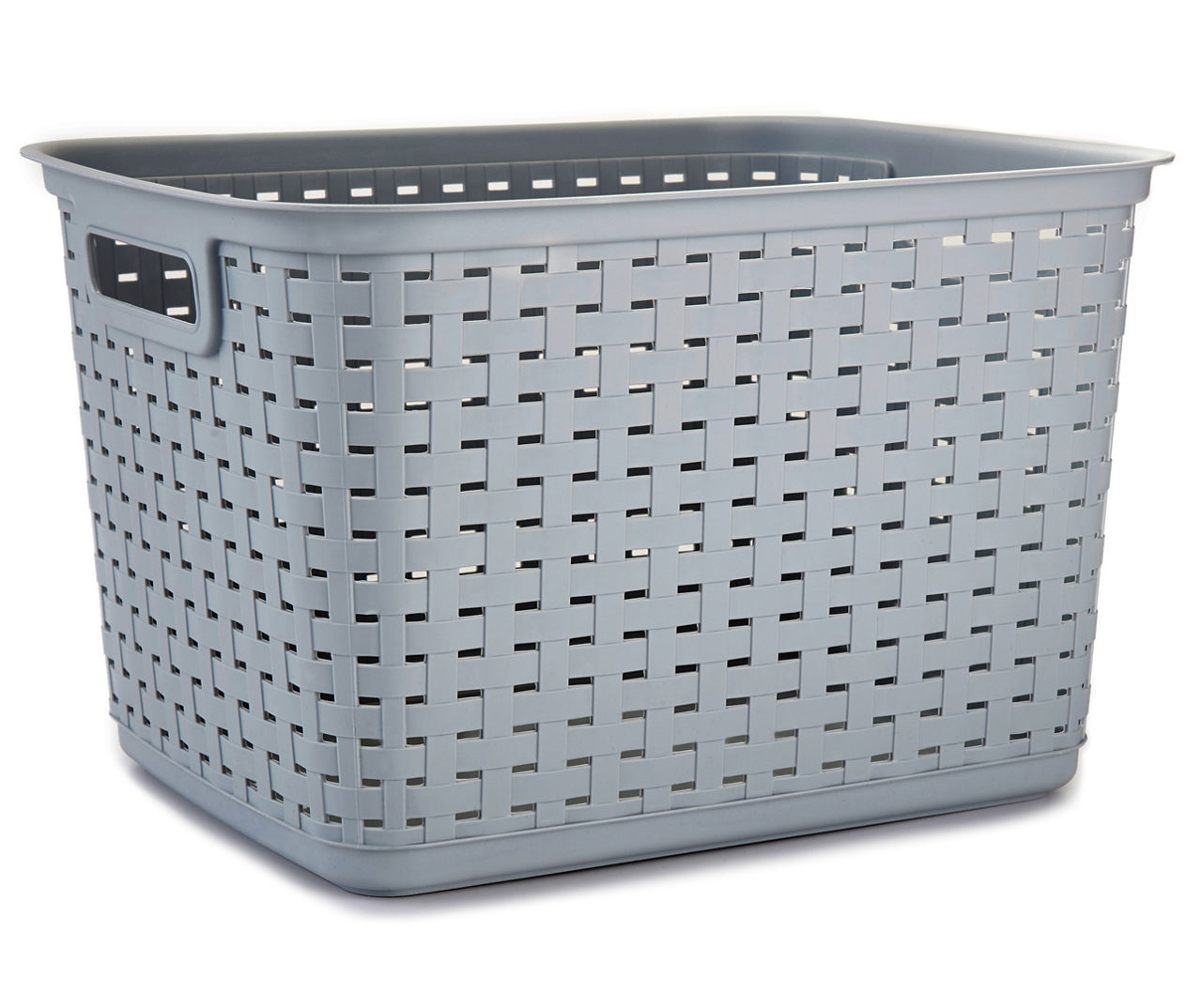 Sterilite Cement Tall Gray Weave Basket Big Lots