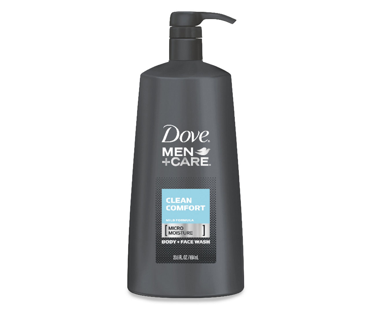 Dove Men+Care Body and Face Wash Pump For Healthier and Stronger Skin Clean Comfort More Moisturizing Than Typical Bodywash 23.5 oz