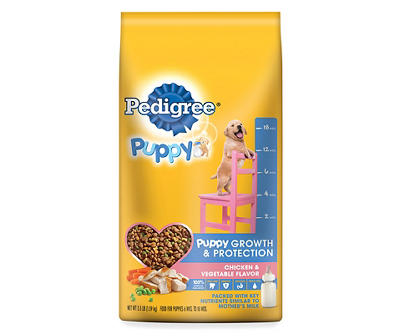 Pedigree Puppy Growth & Protection Chicken & Vegetable Flavor Food for Puppies 3.5 lb
