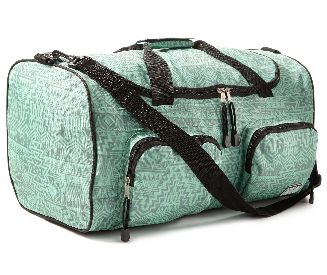 Green Aztec Duffle Bag