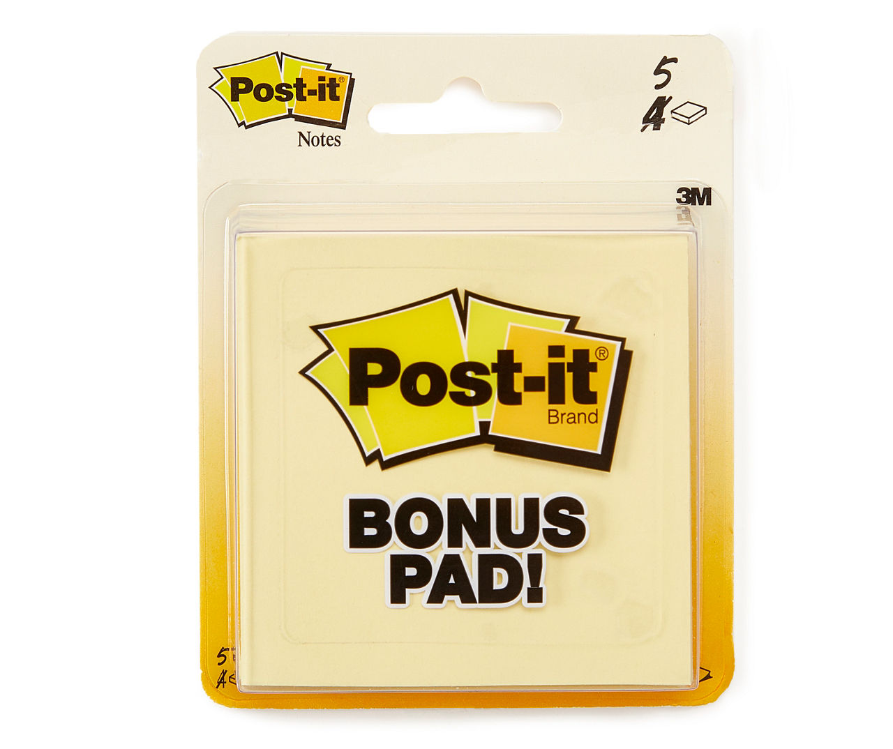 Post-It Yellow Sticky Notes, 5-Pack