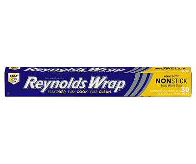 Reynolds Wrap Heavy Duty Nonstick Aluminum Foil 30 sq. ft. Box