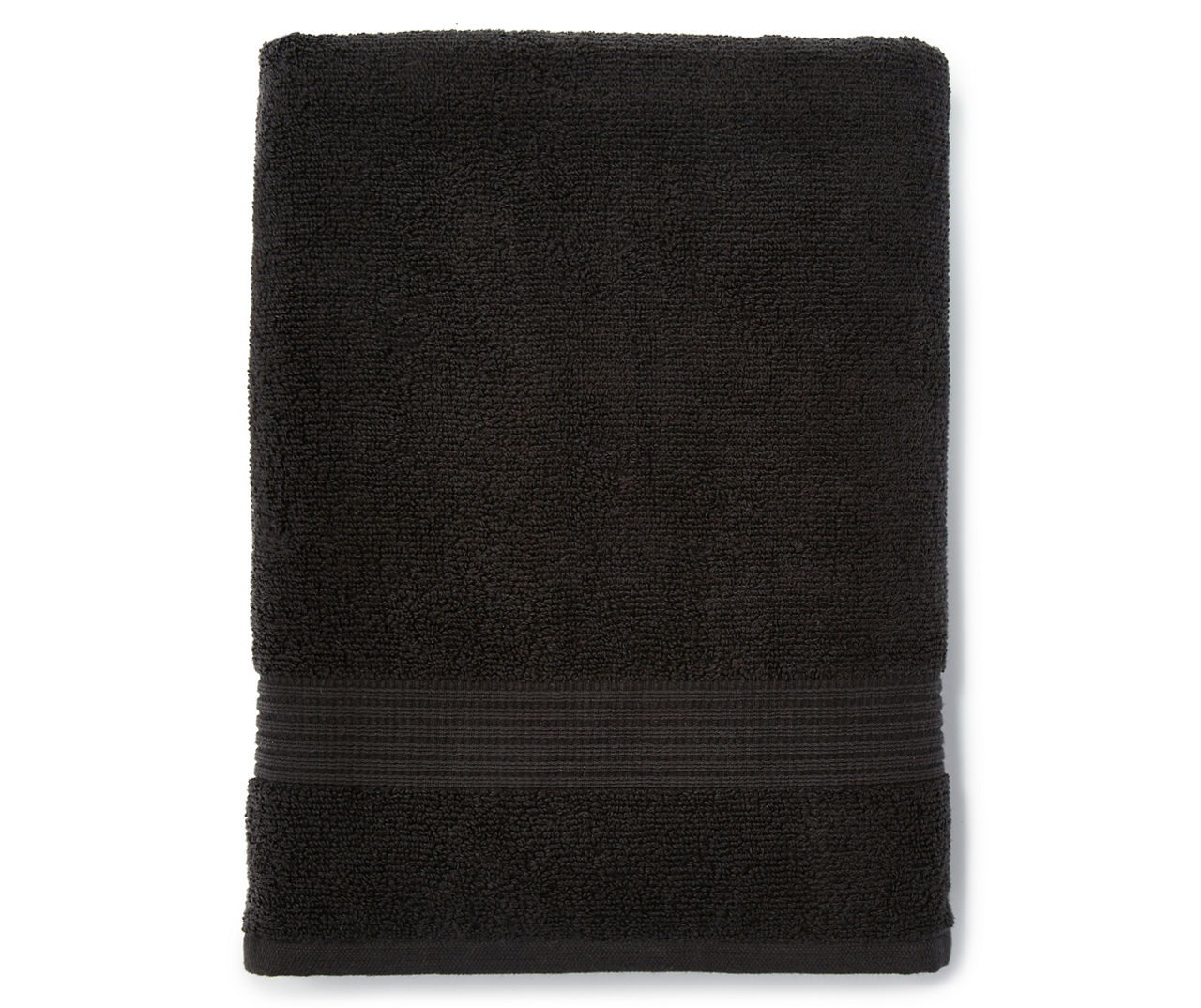 Just Home Just Home Black Bathroom Towels