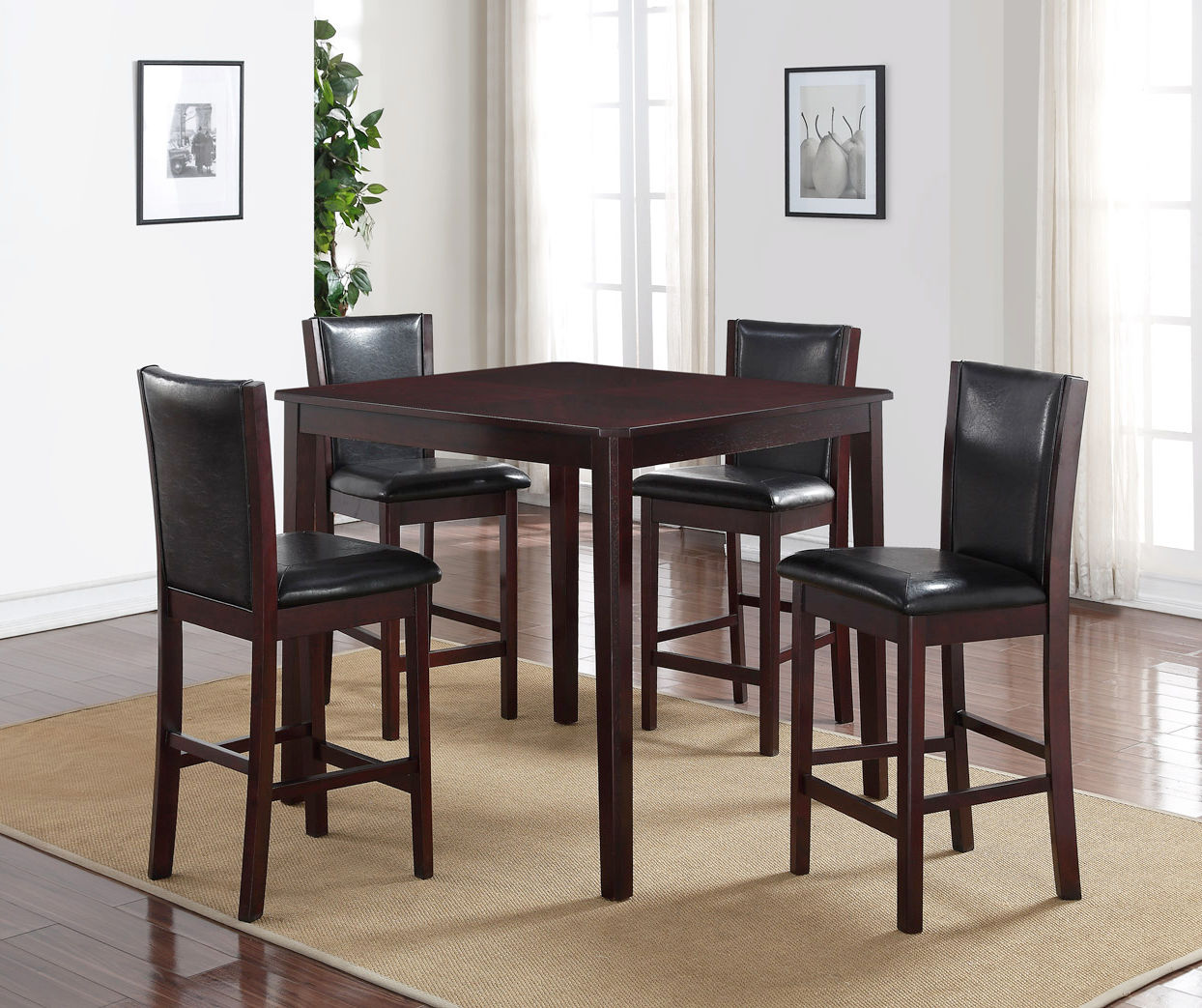 Espresso 5 Piece Pub Set Big Lots