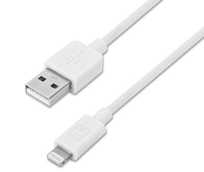iHome White 10' Lightning Charge & Sync Cable