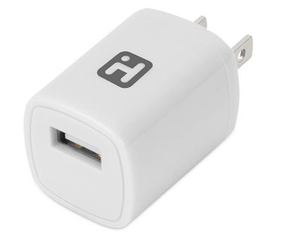White AC Wall Charger with Lightning Cable