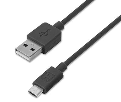 iHome Black 5' Micro USB Cable