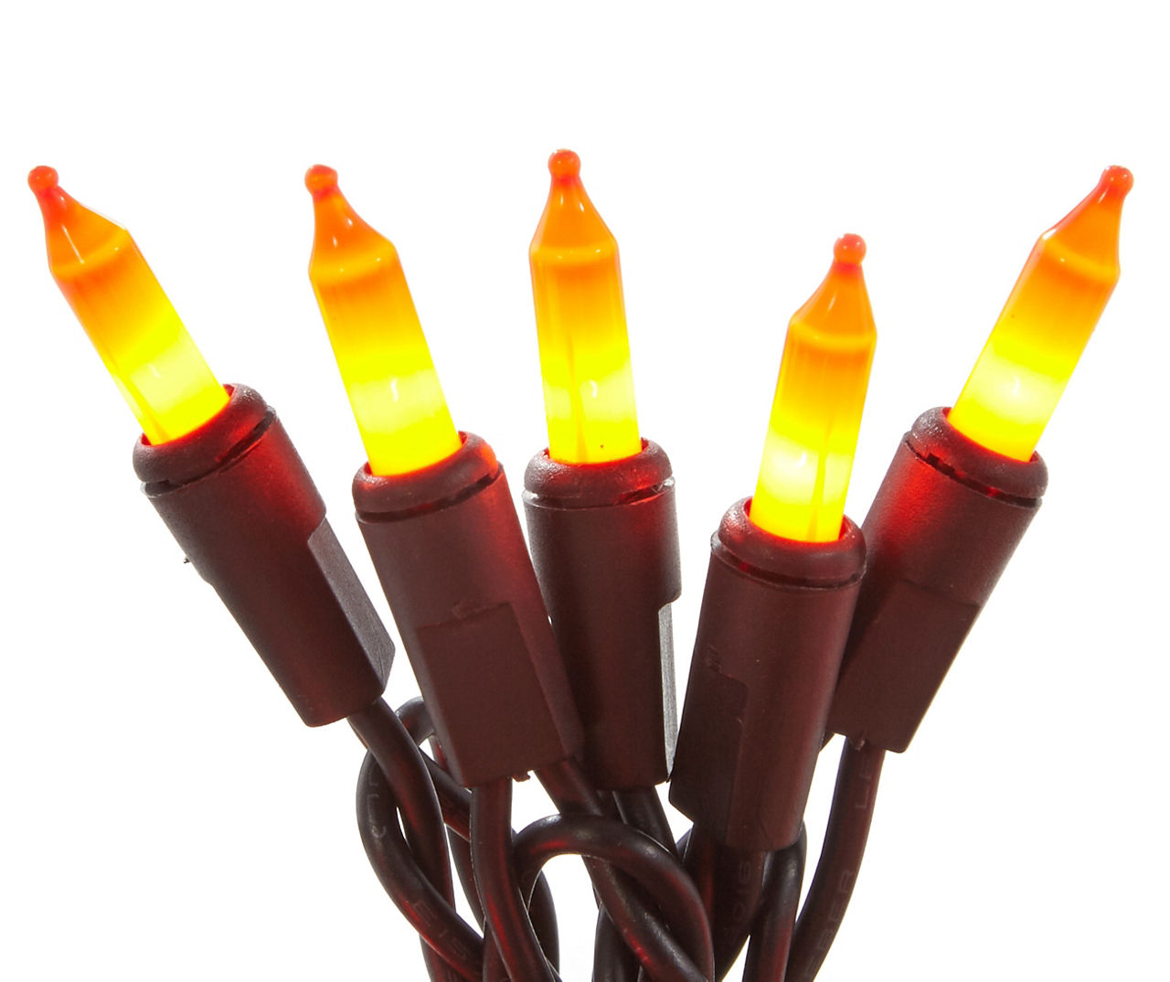 Orange Icicle Light Set, 105Count Big Lots