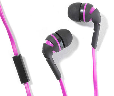 Purple Neons Stereo Earbuds