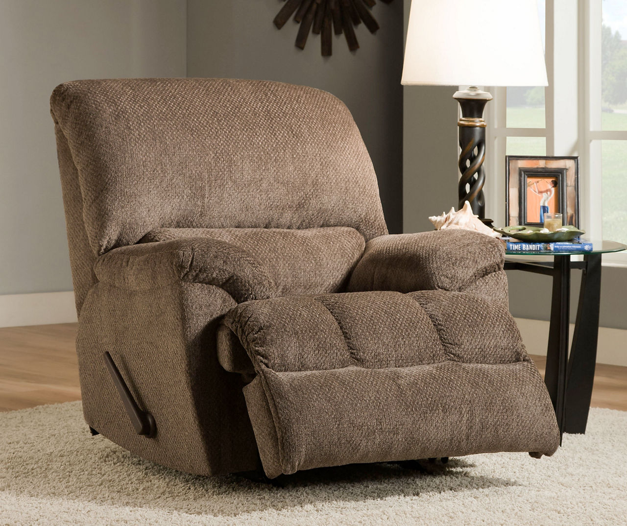 Glider recliner with ottoman big deals lots