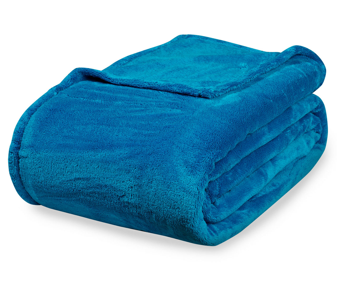 Just Home Turquoise Queen King Blanket Big Lots