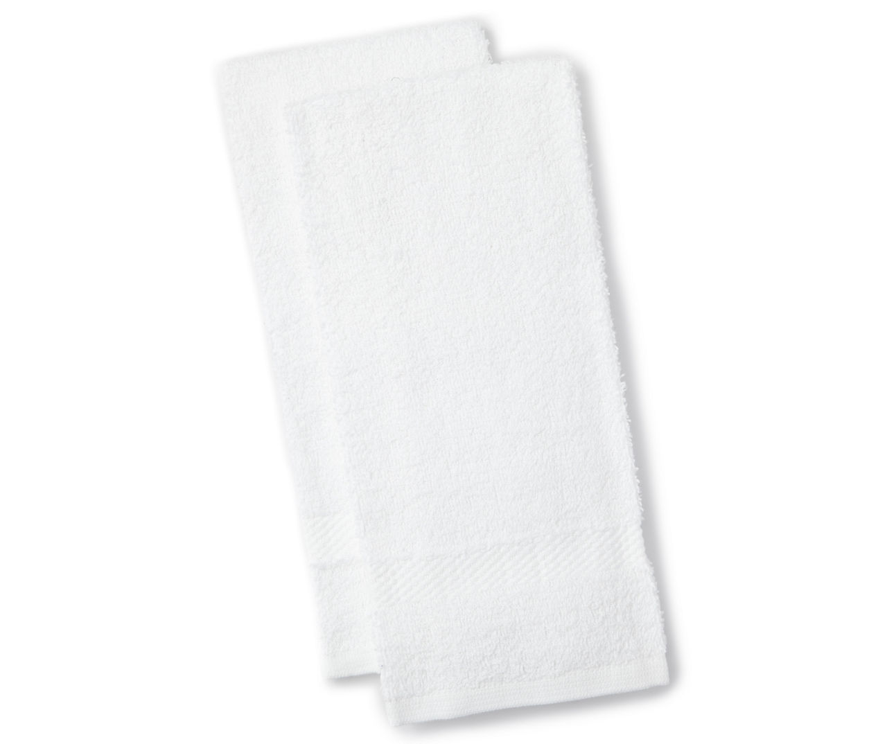 Just Home White Hand Towels, 2-Pack | Big Lots