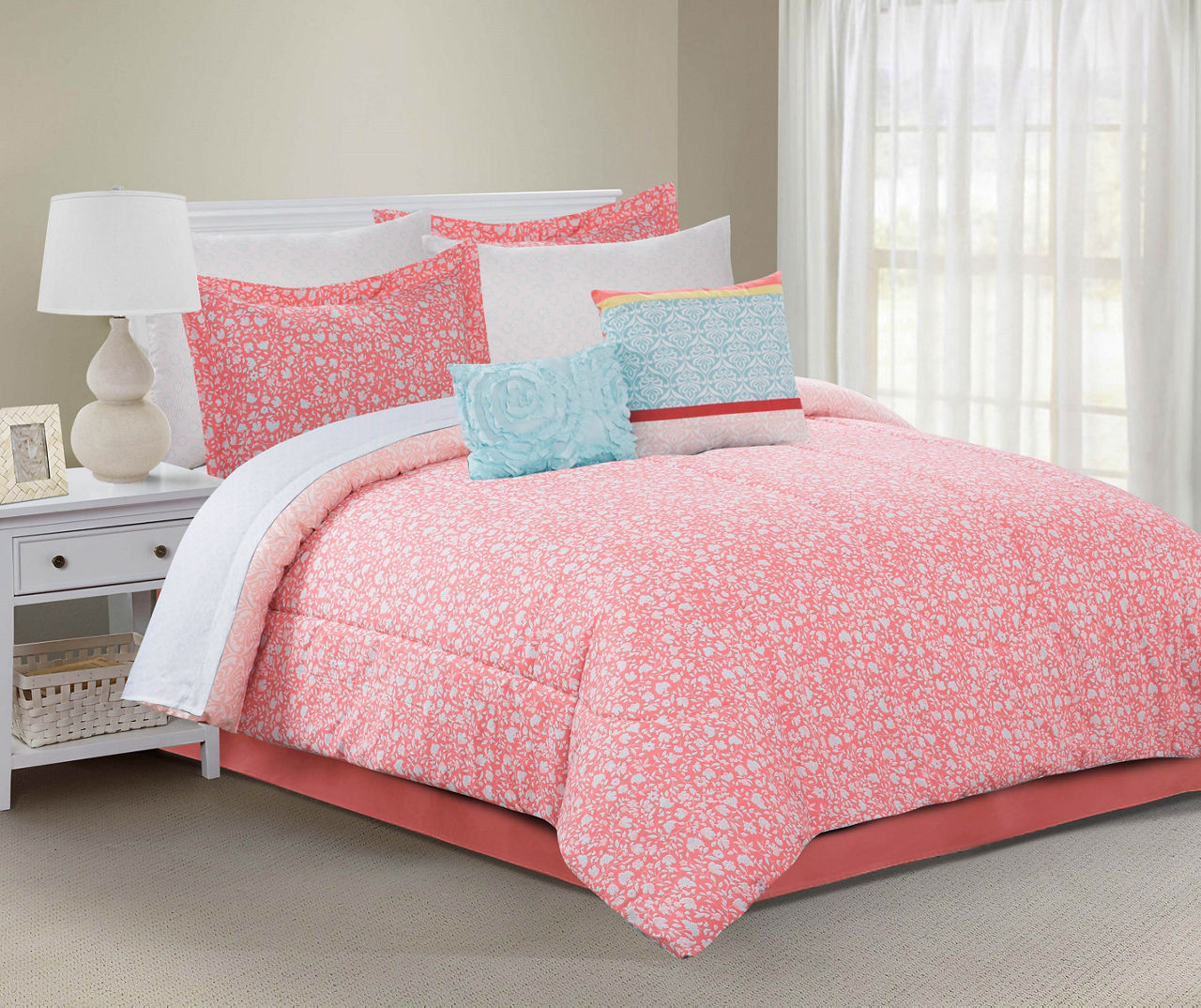 Just Home Neema Reversible Comforter Sets Big Lots