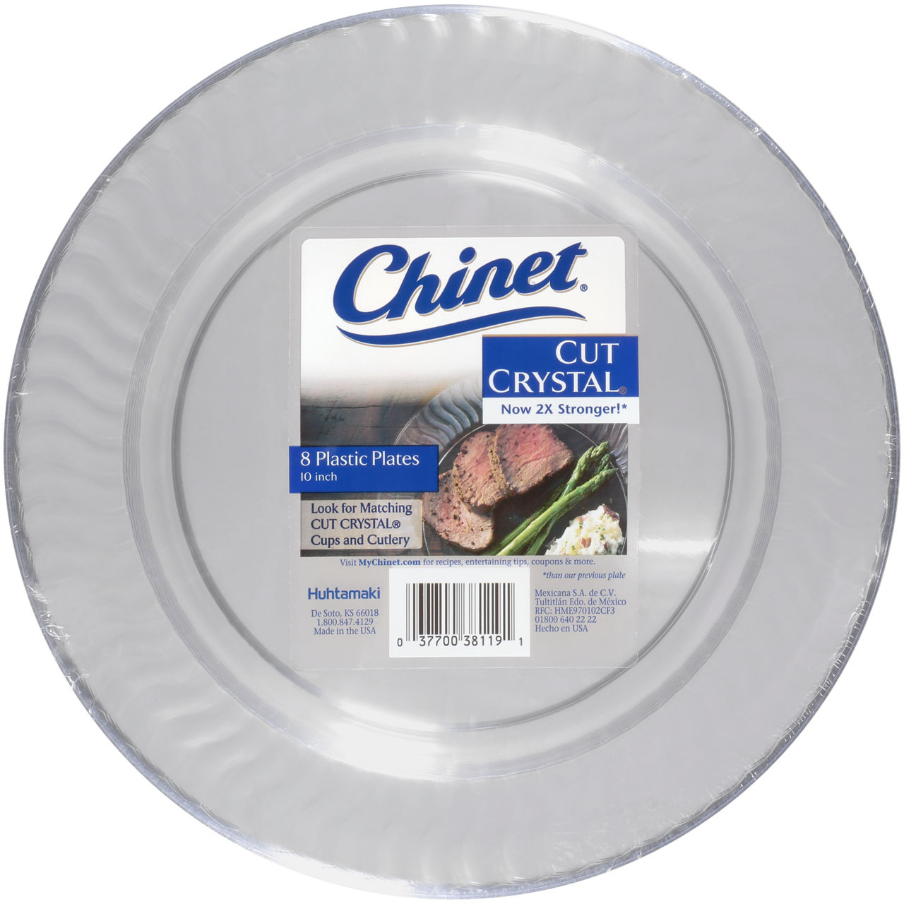 Chinet clear plastic clearance plates