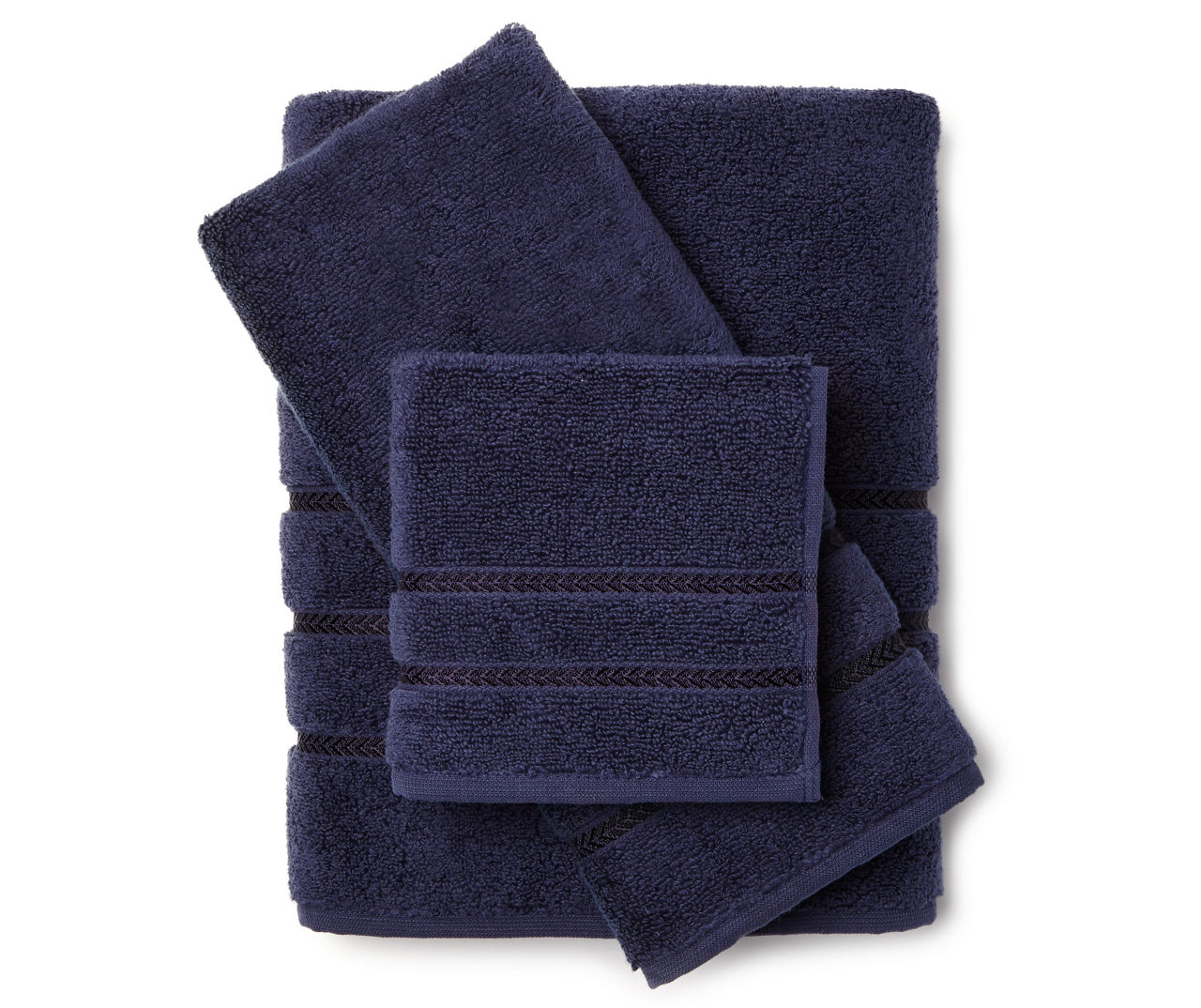 Aprima Hotel Ink Blue Towel Collection Big Lots