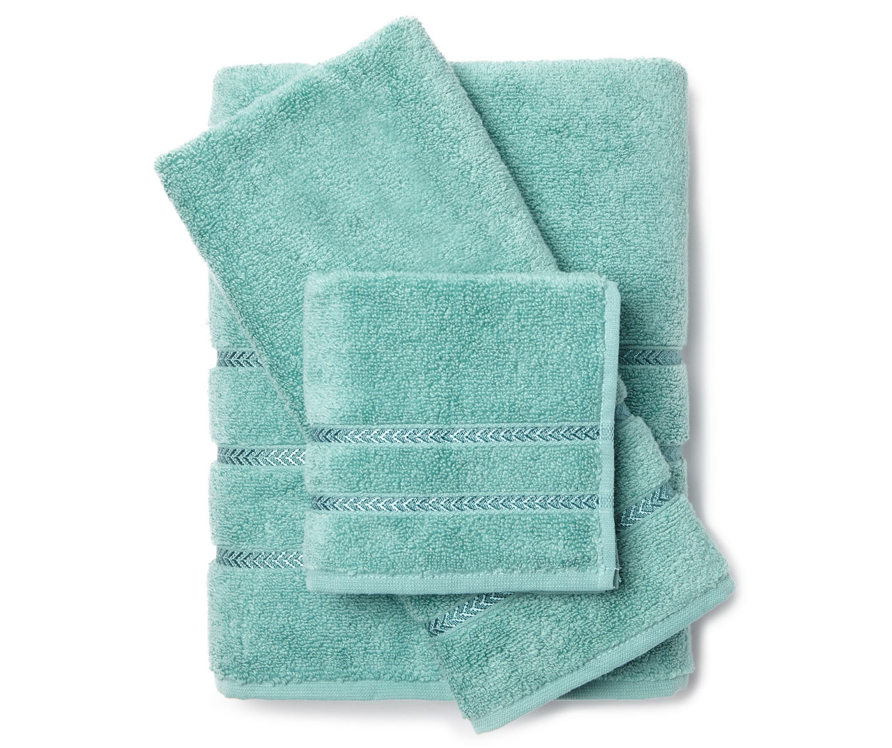 Aprima Aprima Hotel Turquoise Bathroom Towels Big Lots