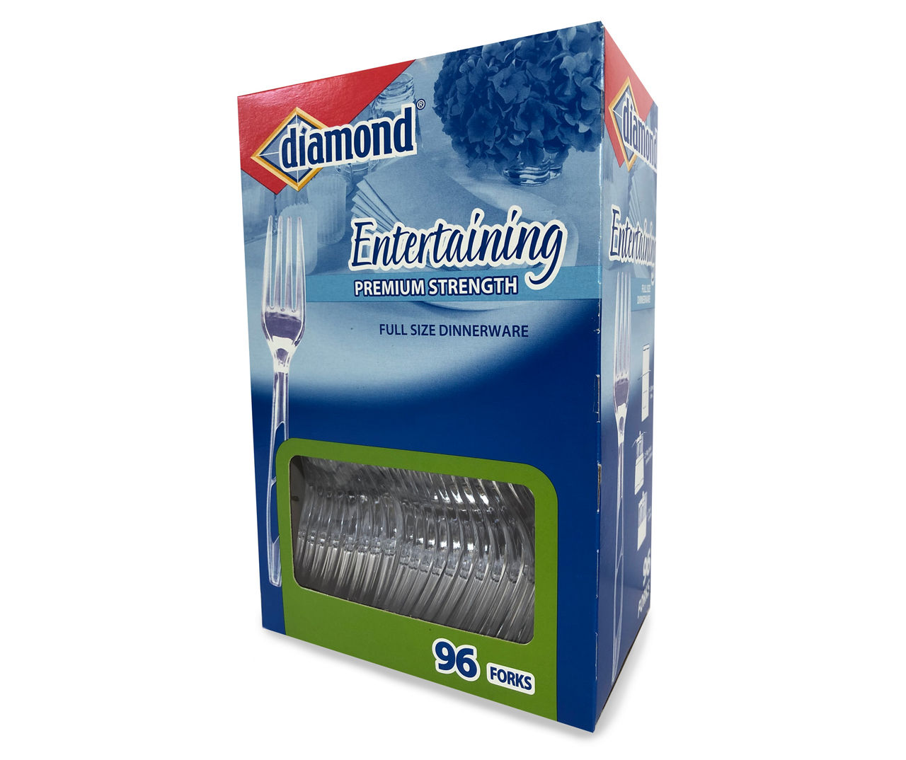 Diamond Clear Plastic Forks, 96Count Big Lots