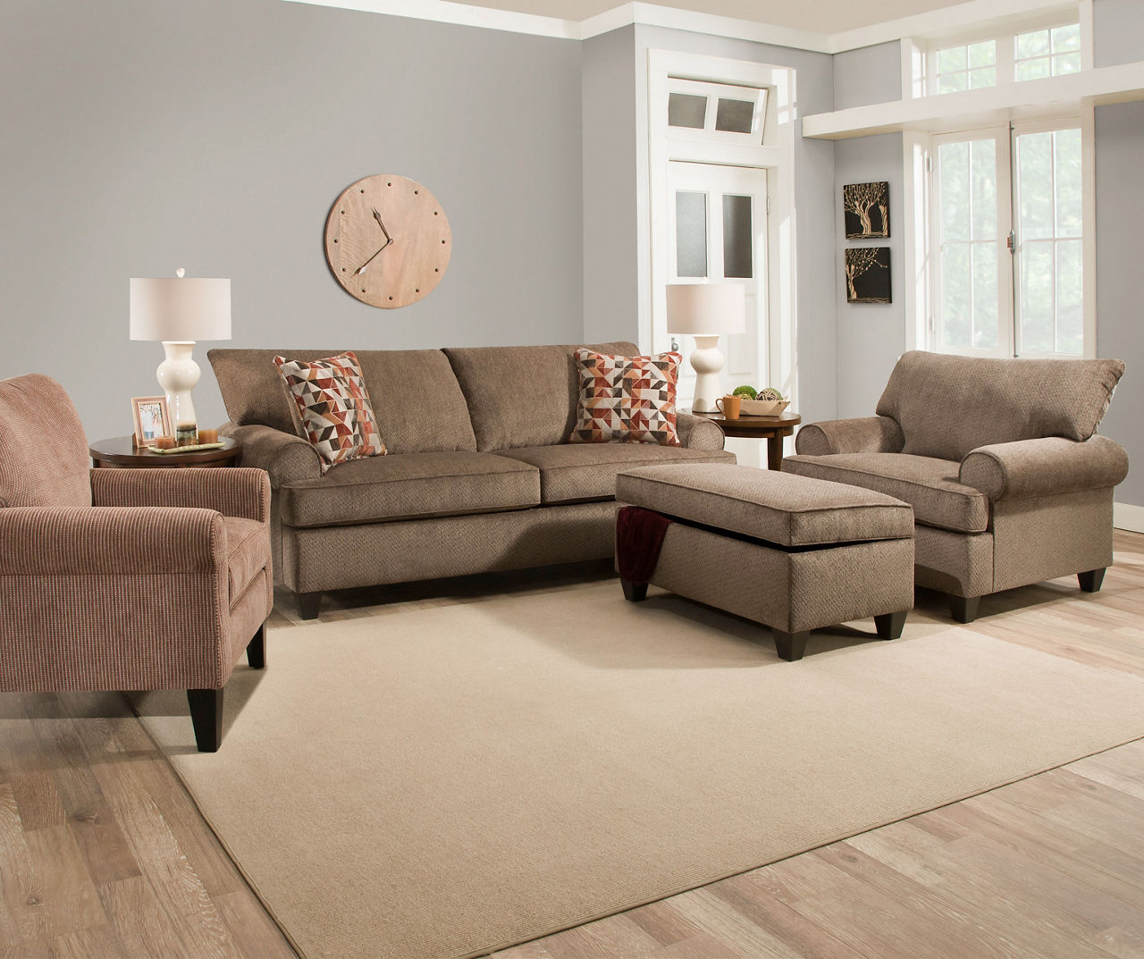 Taupe couch deals