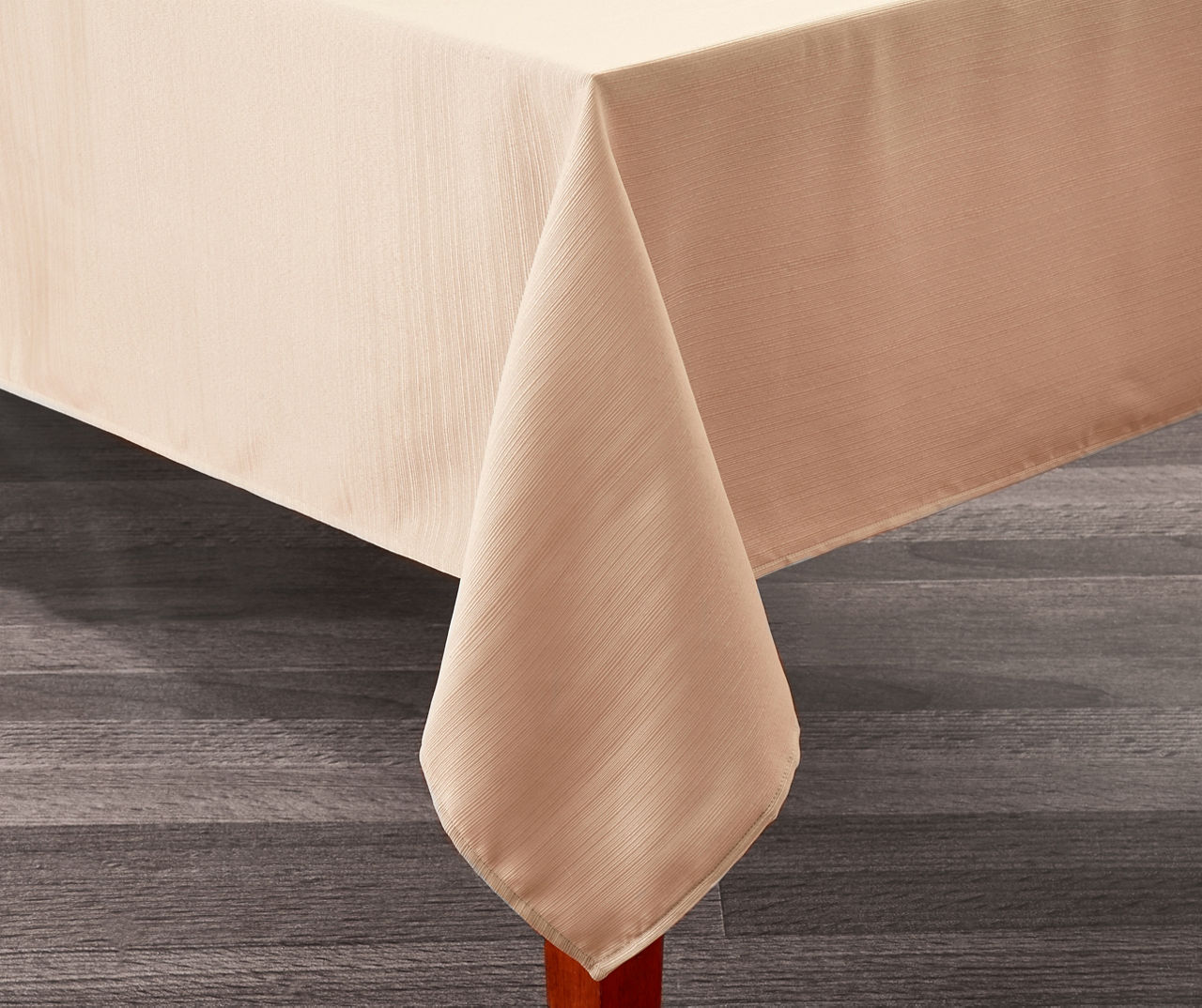 Huntley Taupe Tablecloth, (60" x 102") 