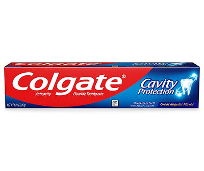 Cavity Protection with Fluoride Toothpaste, 8 Oz.