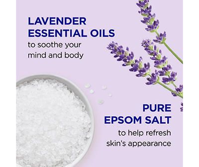 Soothe & Sleep Lavender Foaming Bath with Pure Epsom Salt, 34 Oz.