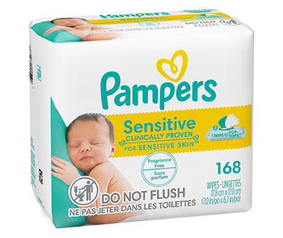 Sensitive Baby Wipes Travel Pack, 3-Pack