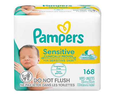Sensitive Baby Wipes Travel Pack, 3-Pack