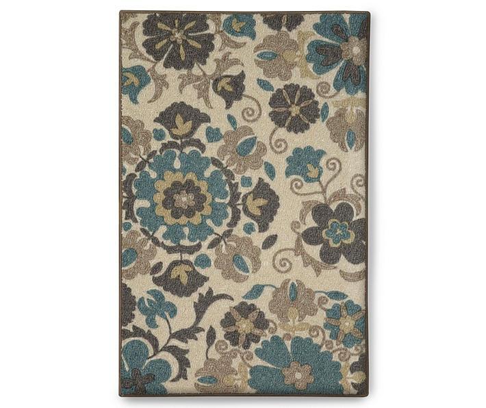 Living Colors Floral Medallion Accent Rugs