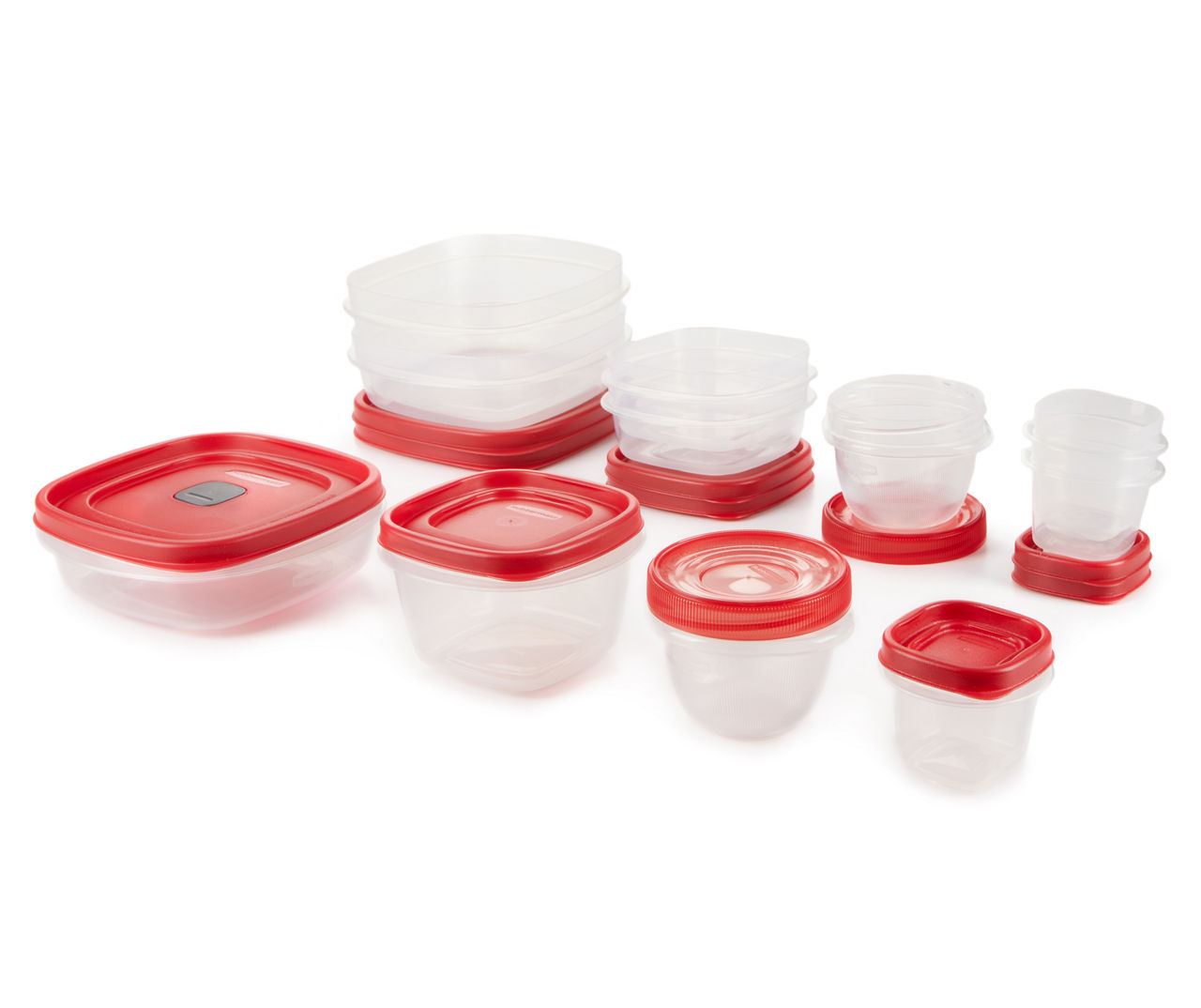 Rubbermaid 40 Pc Easy Find Food Storage Containers