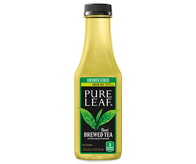 Pure Leaf Real Brewed Tea Unsweetened Green Tea 18.5 Fl Oz Bottle