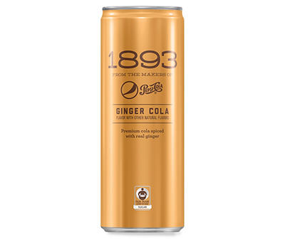 Pepsi 1893 Ginger Cola 12 Fl Oz Sleek Can