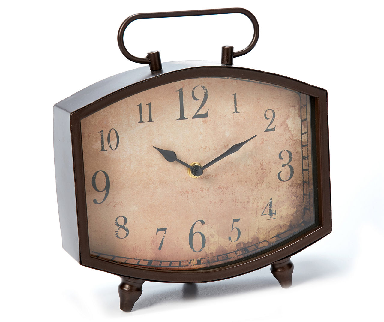 Large Bronze Metal Table Clock | Big Lots
