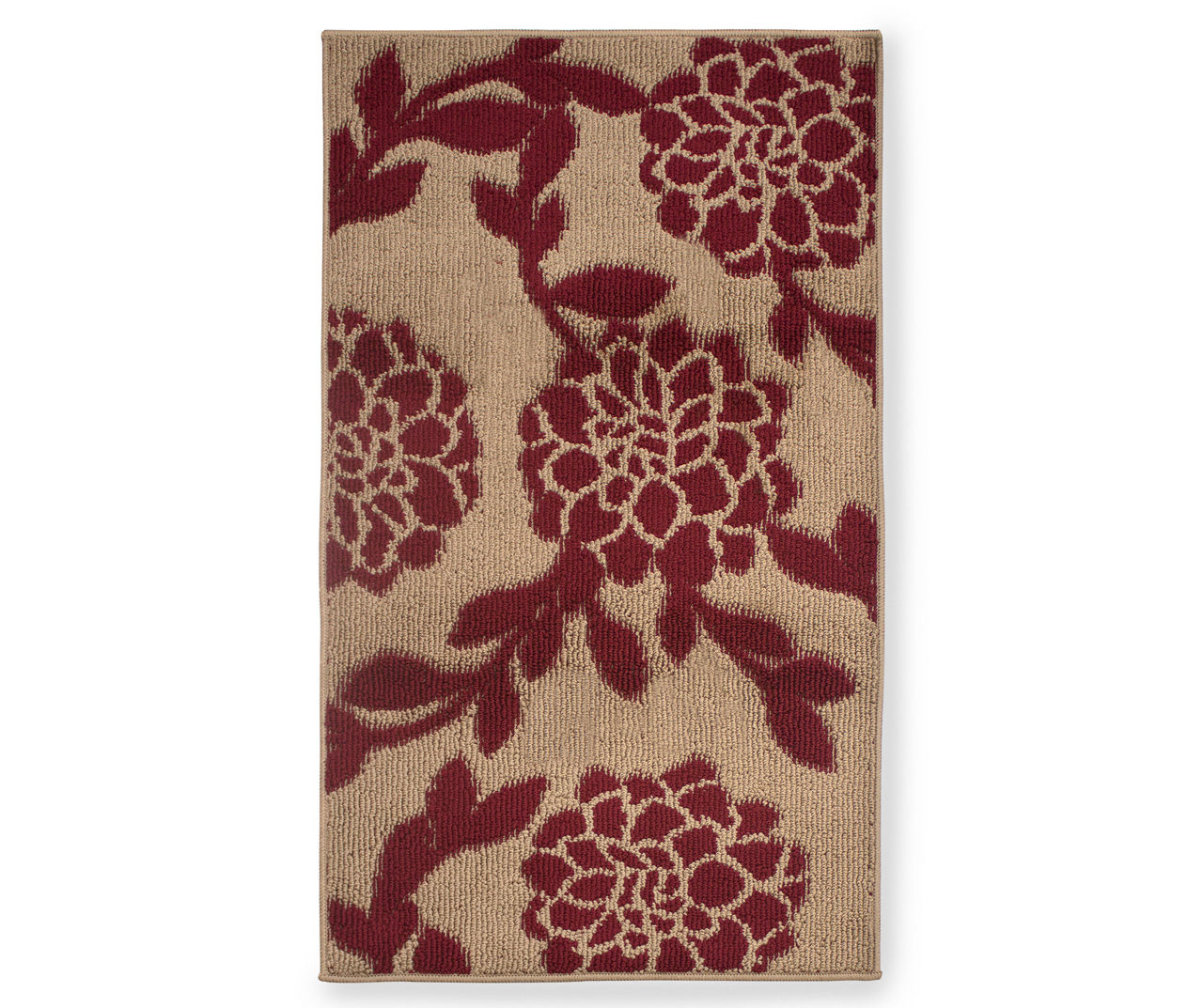 Nicolet Red & Tan Accent Rug, (27" x 45") 