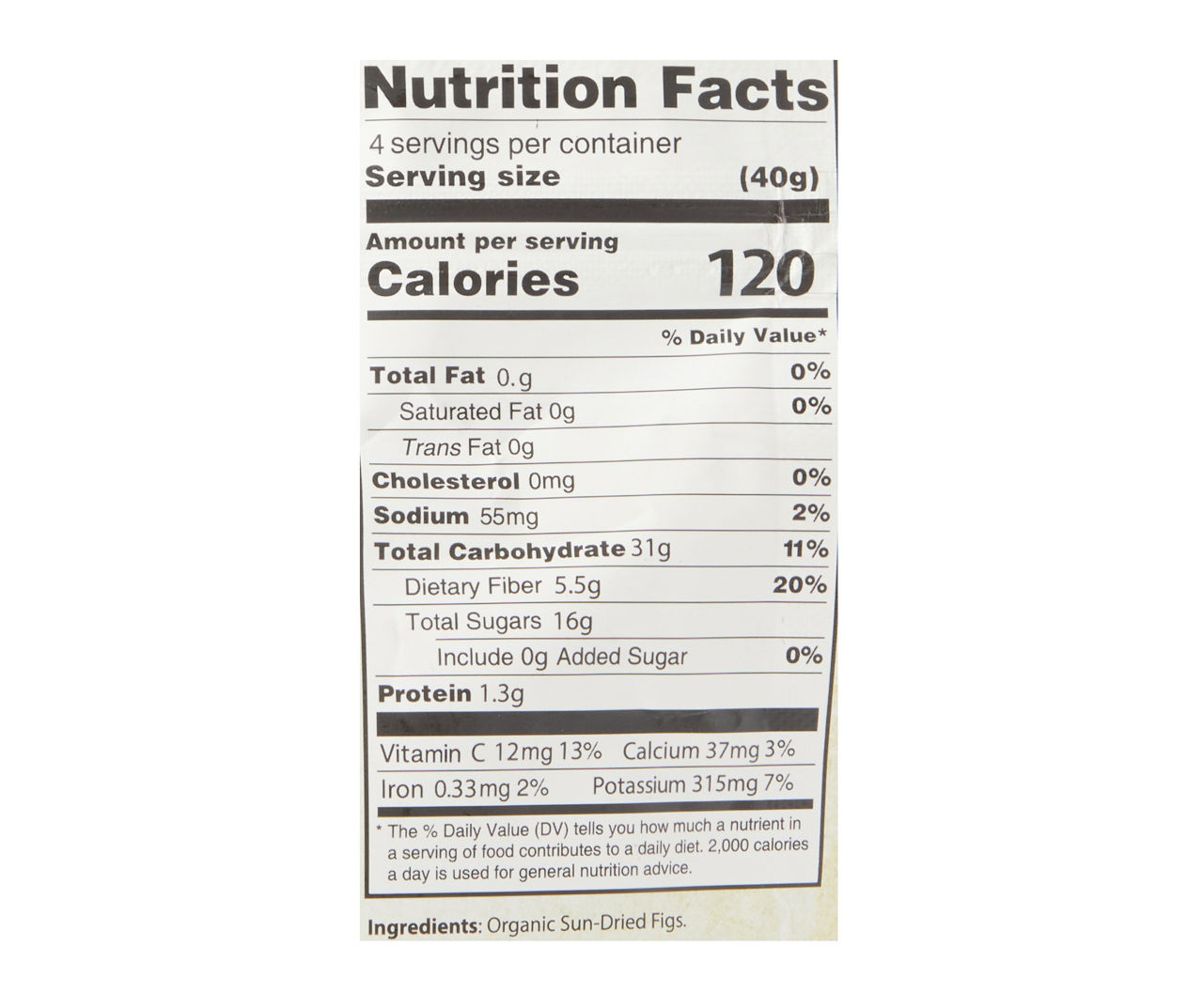 Sun Dried Turkish Figs, 6 Oz.