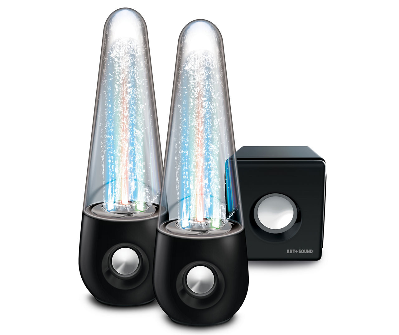 Water speakers with store subwoofer