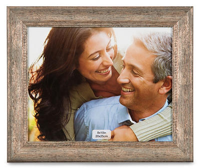 Gray Distressed Picture Frame, (8" x 10")