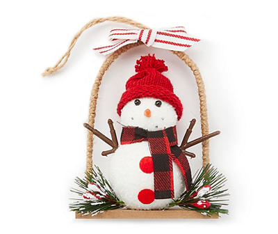Snowmen on Swing 3-Piece Ornament Set
