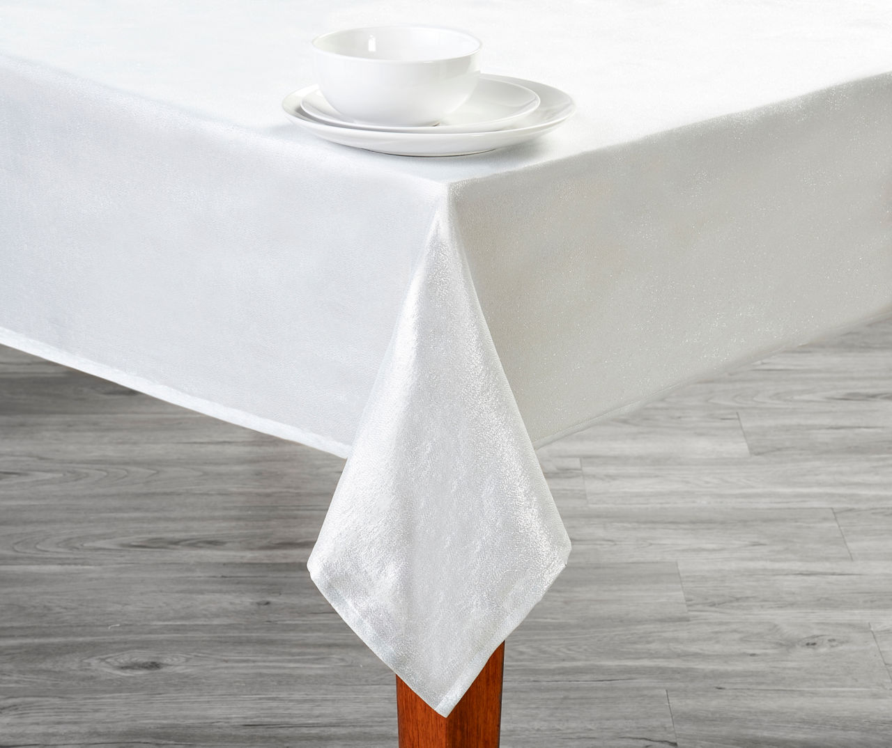 Glitter Silver Christmas Tablecloths Big Lots